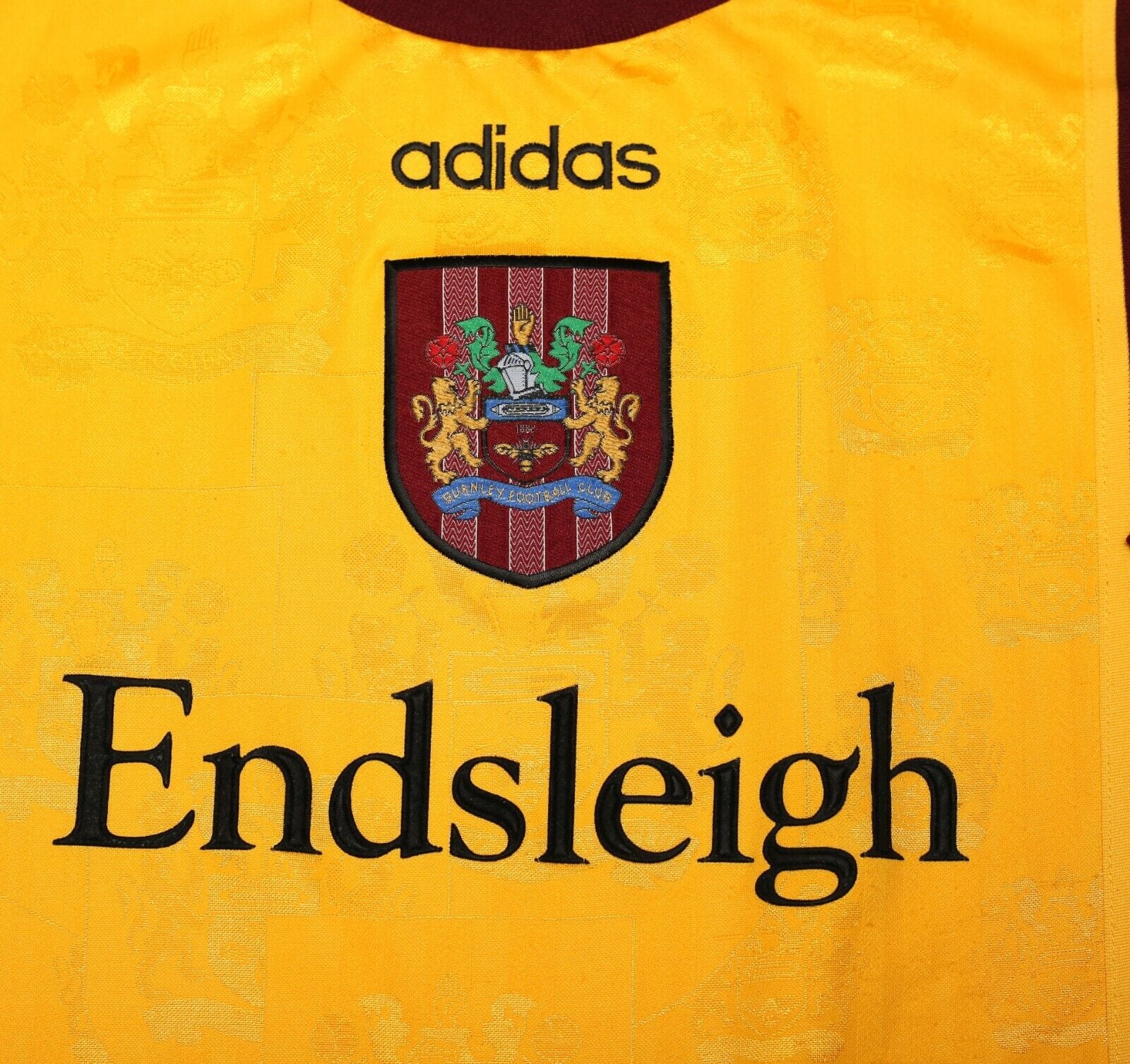 1996/97 BURNLEY FC Vintage adidas Away Football Shirt (XXL) - Image 9