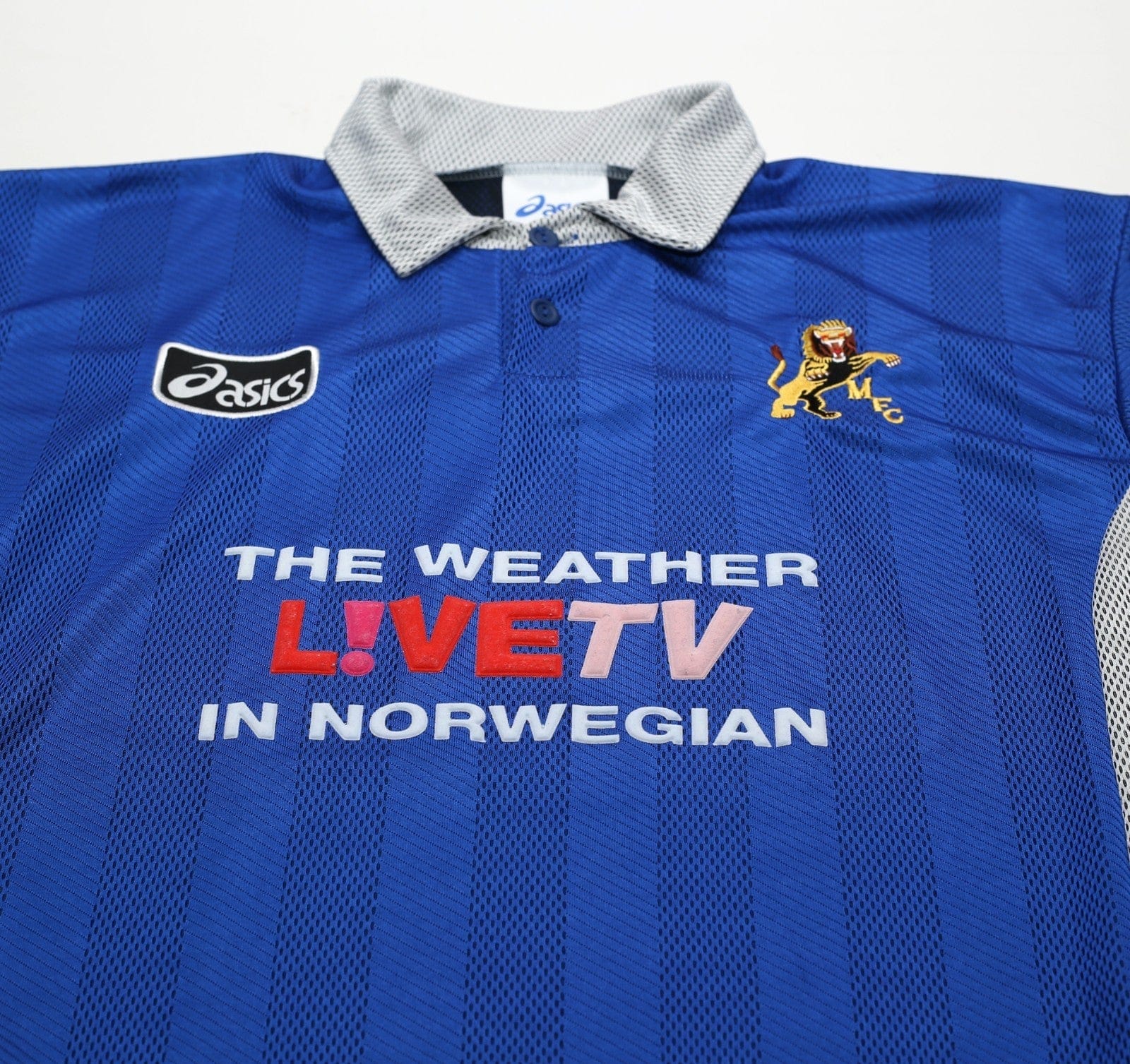 1997/99 MILLWALL Vintage Asics 'Live TV' Home Football Shirt (XL/XXL) - Image 4