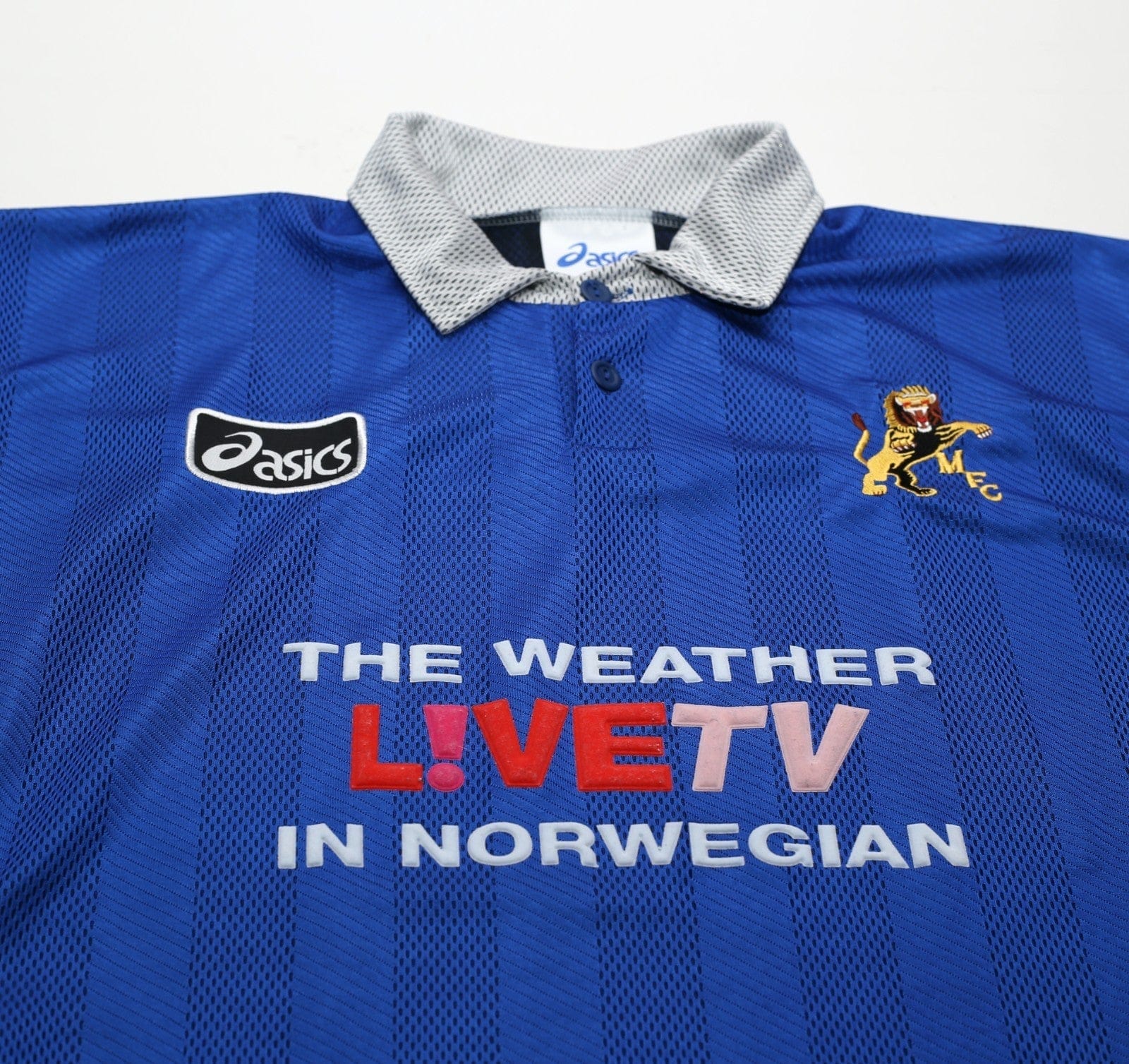 1997/99 MILLWALL Vintage Asics 'Live TV' Home Football Shirt (XL/XXL) - Image 7