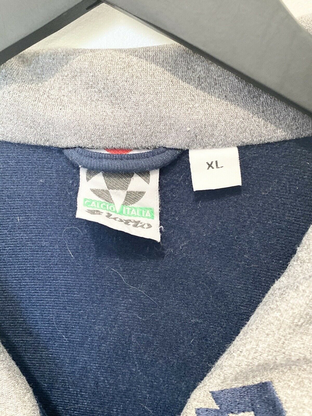 1997/99 WIMBLEDON Vintage Lotto Home Football Track Top Jacket (XL) Jones Era - Image 4