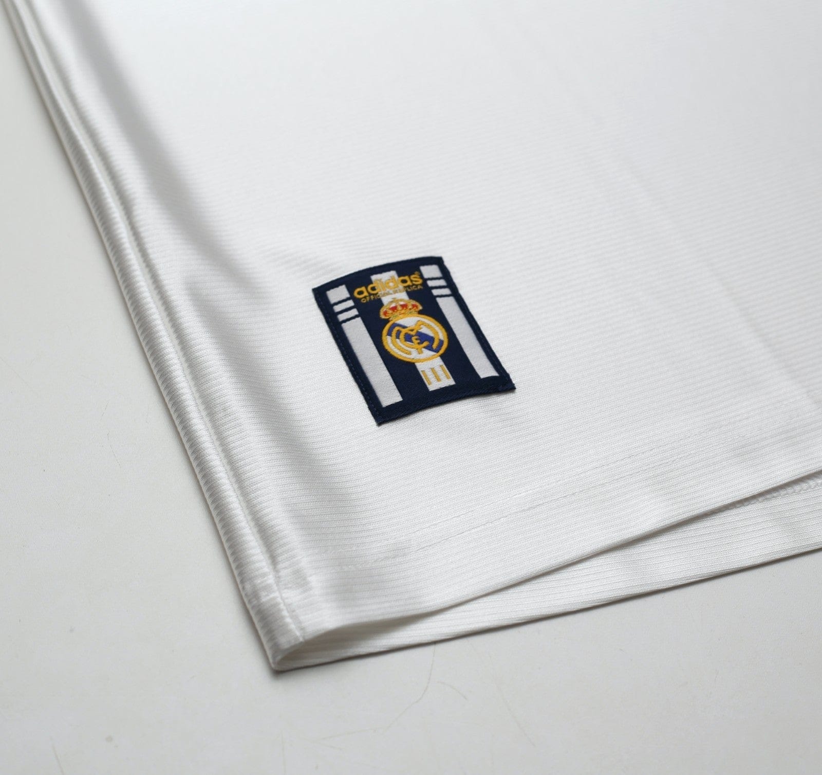 1998/00 RAUL #7 Real Madrid Vintage Retro adidas Home Football Shirt (M) - Image 8