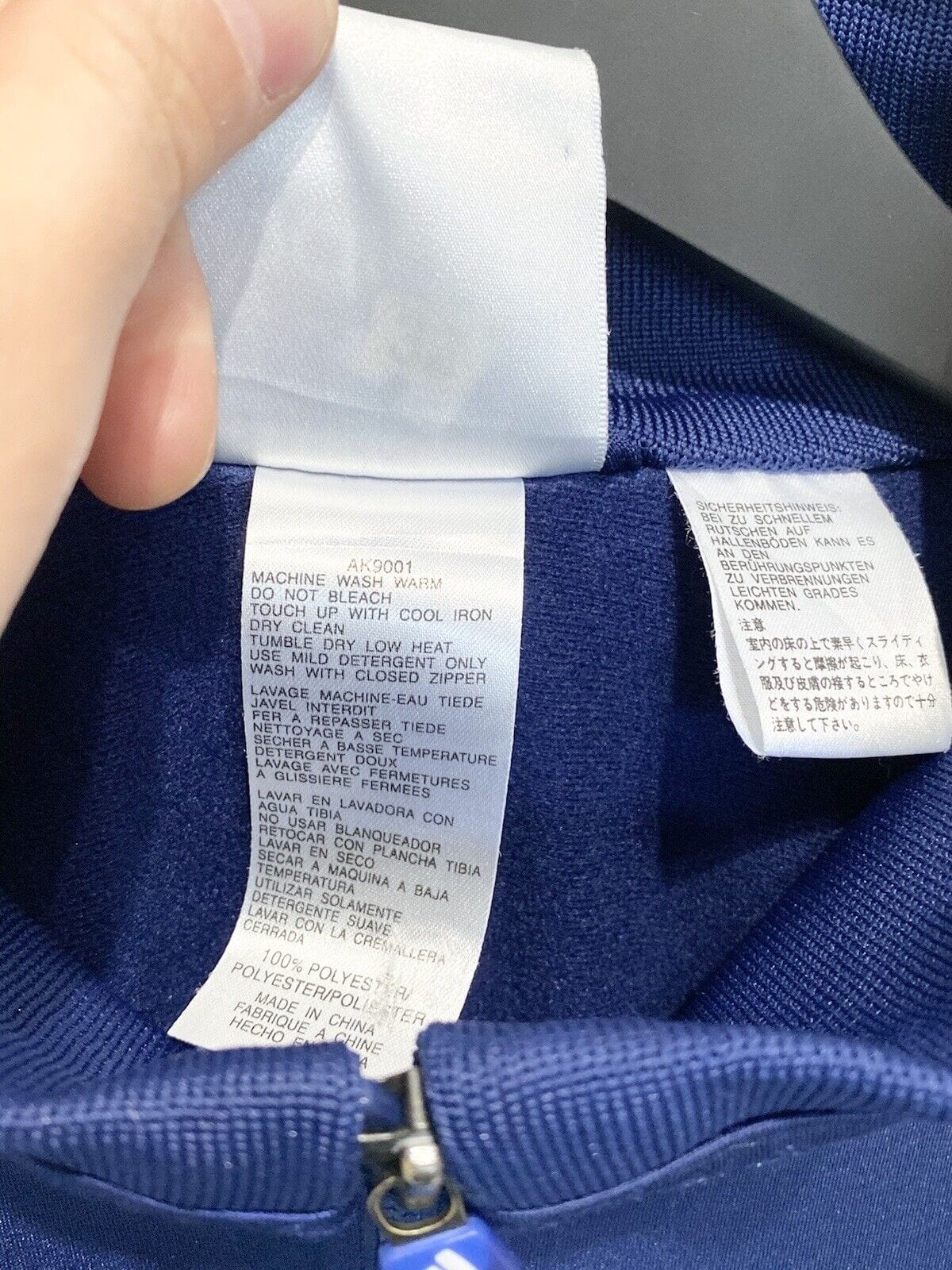 1999/00 REAL MADRID Vintage adidas Football Jacket Track Top (M) Raul Carlos Era - Image 4