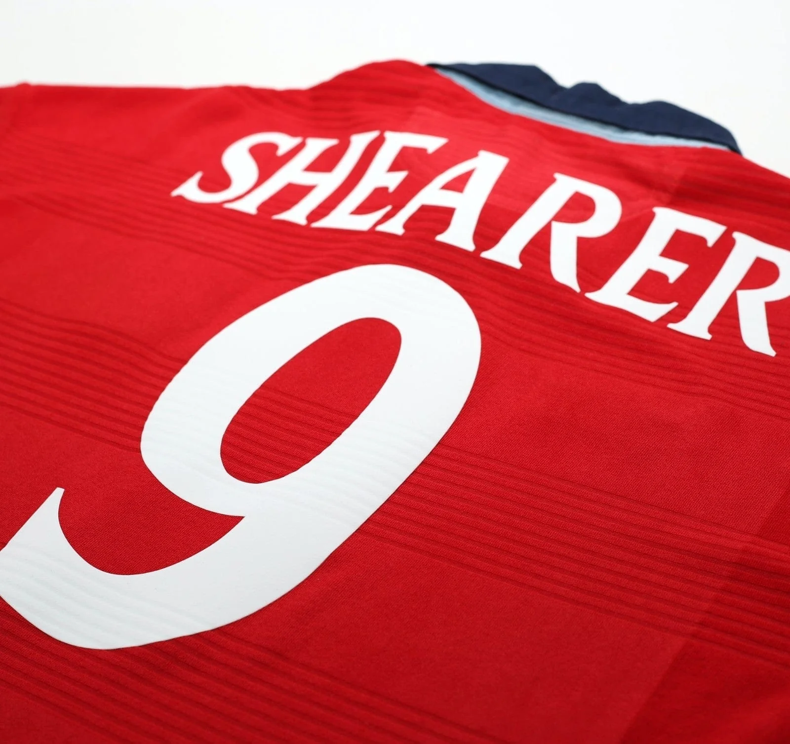 1999/01 SHEARER #9 England Vintage Umbro Away Football Shirt (L) Euro 2000 - Image 10