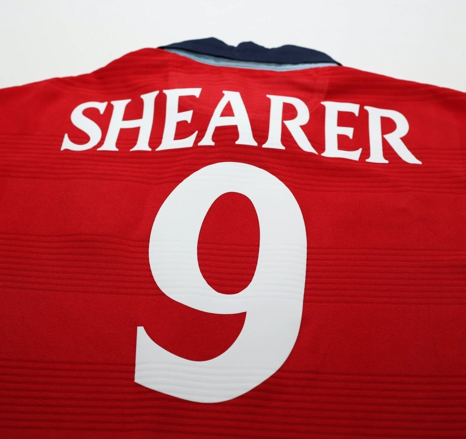 1999/01 SHEARER #9 England Vintage Umbro Away Football Shirt (L) Euro 2000 - Image 9