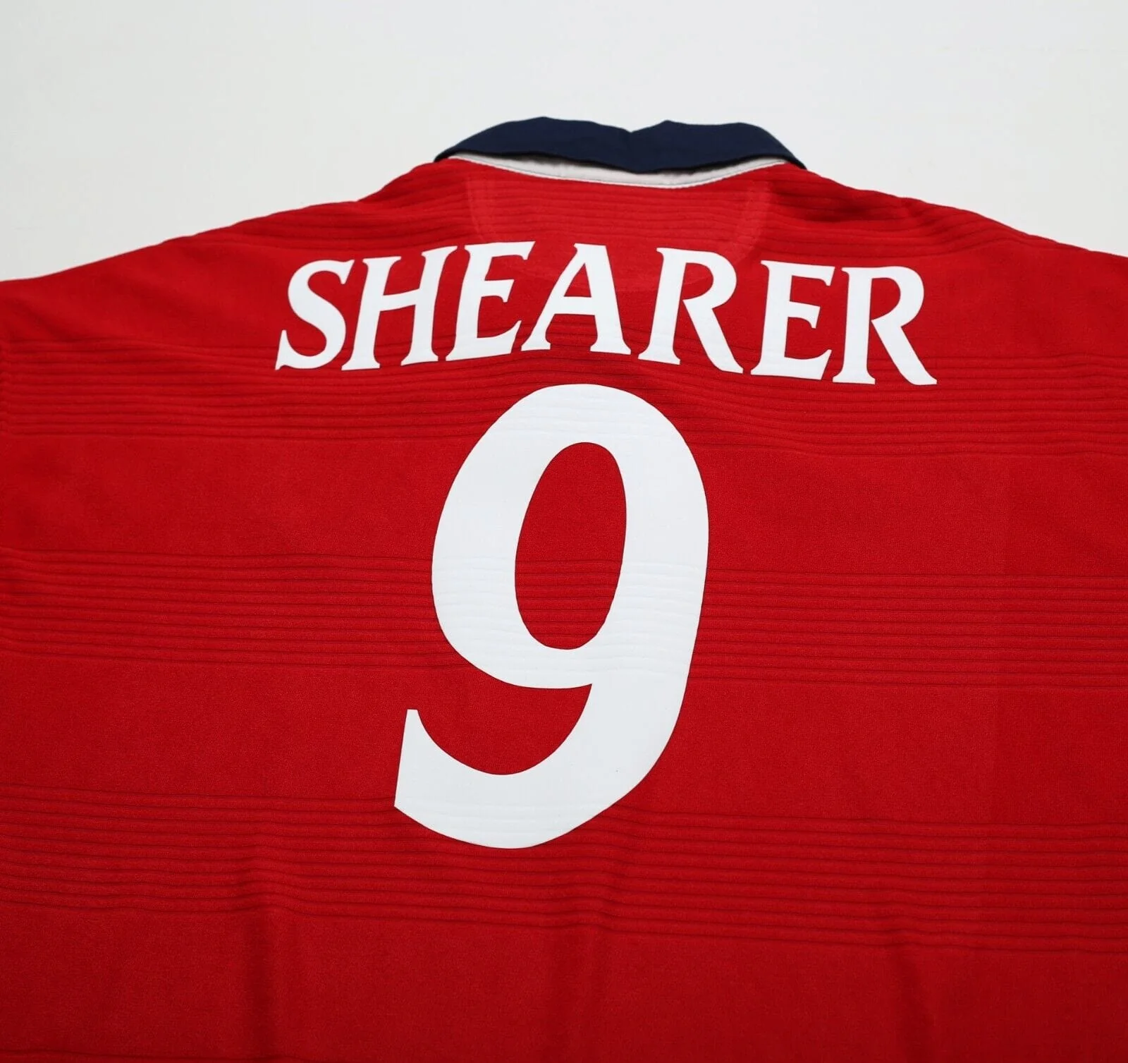 1999/01 SHEARER #9 England Vintage Umbro Away Football Shirt (XL) Euro 2000 - Image 7