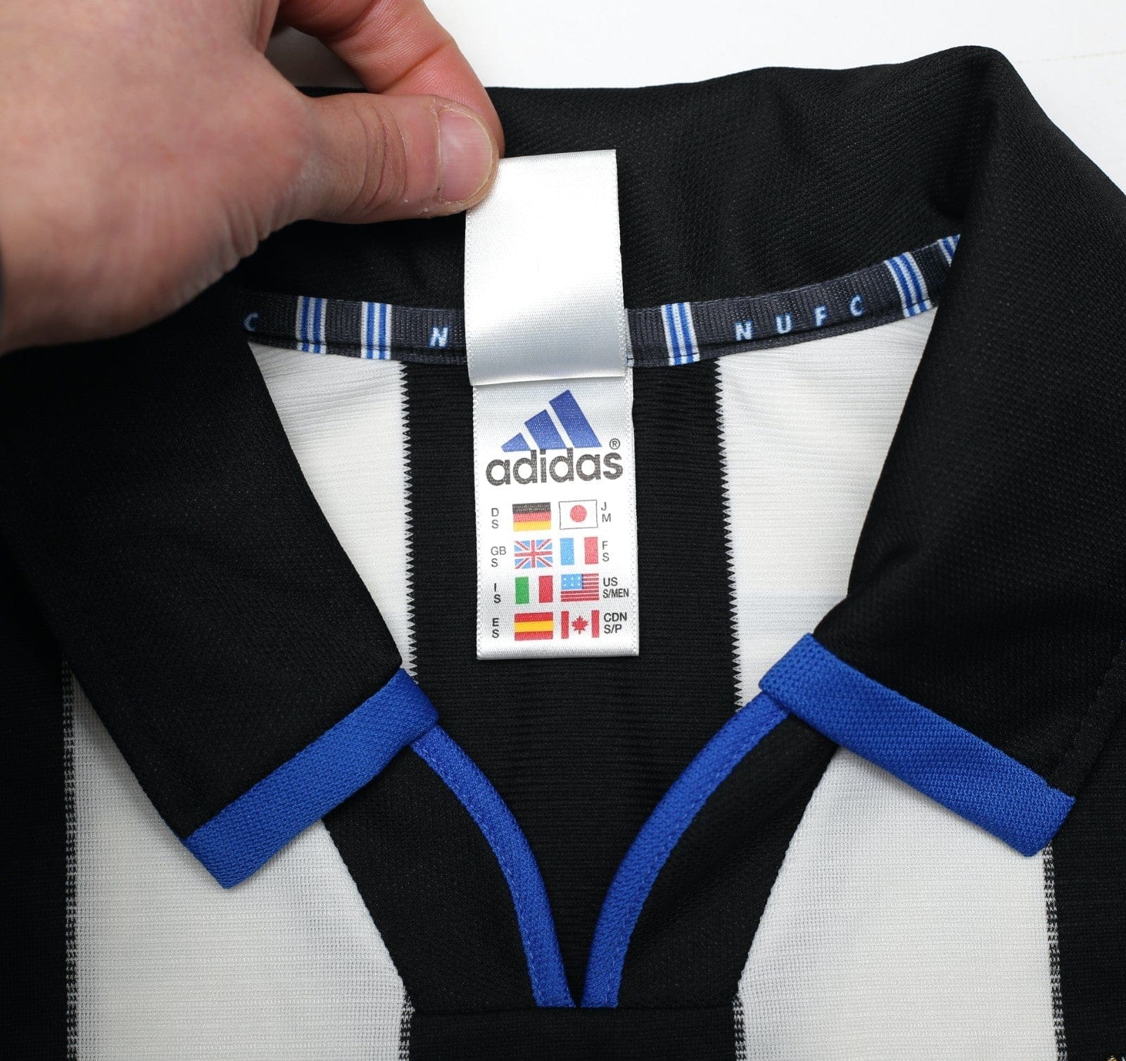 1999 SHEARER #9 Newcastle United Vintage adidas FA Cup Final Football Shirt (S) - Image 18