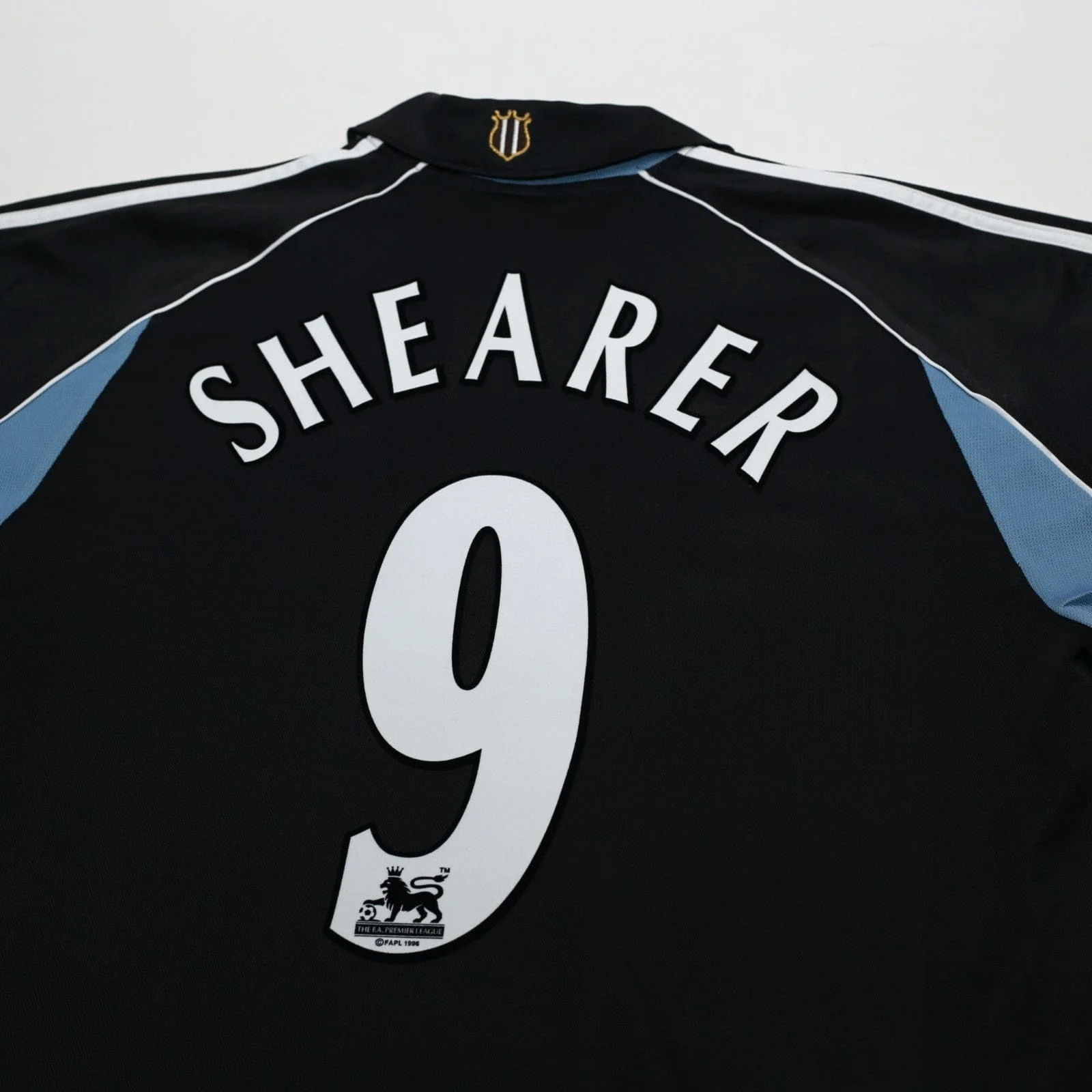 2000/01 Shearer #9 Newcastle United Vintage adidas Away Football Shirt (L) - Image 14