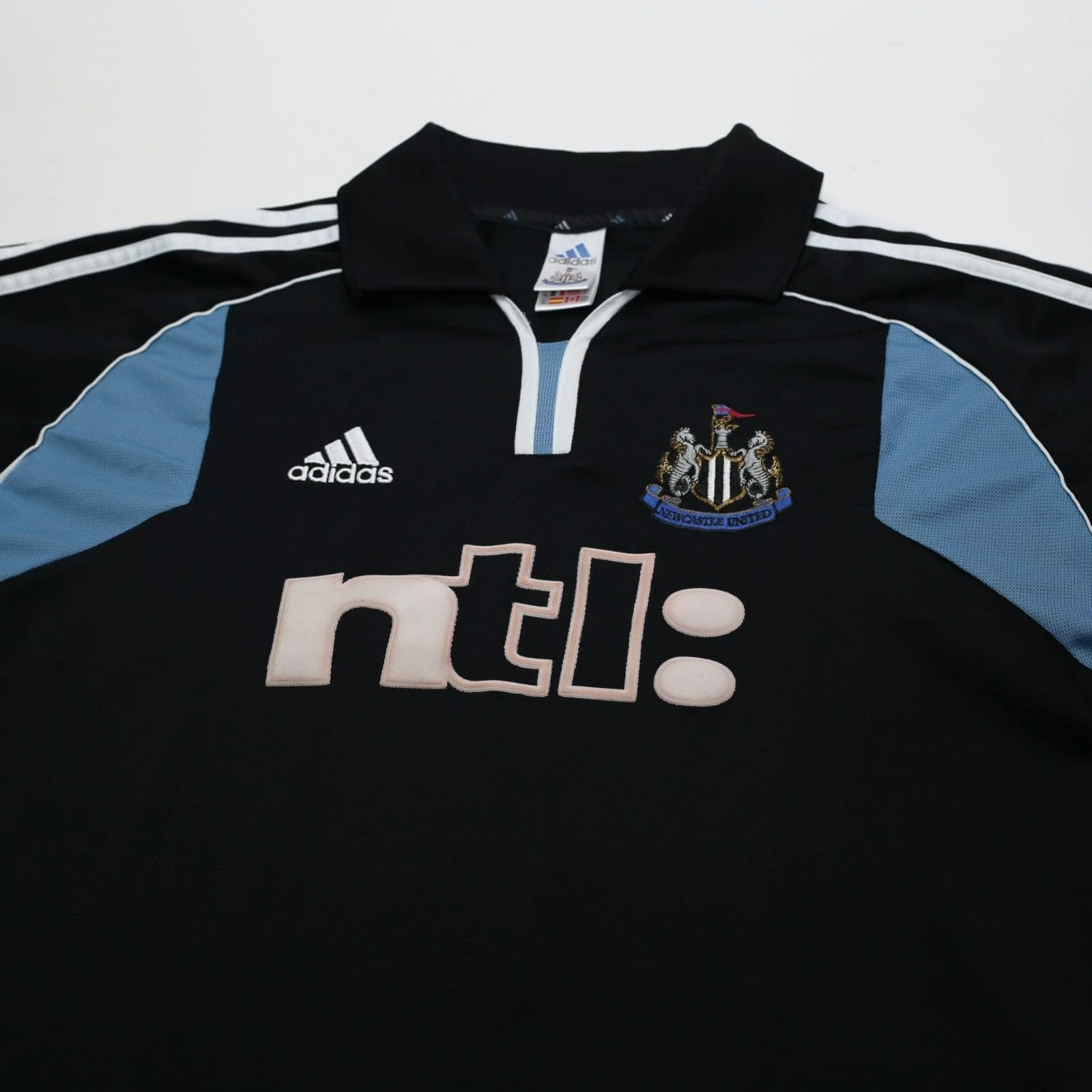 2000/01 Shearer #9 Newcastle United Vintage adidas Away Football Shirt (XL) - Image 3