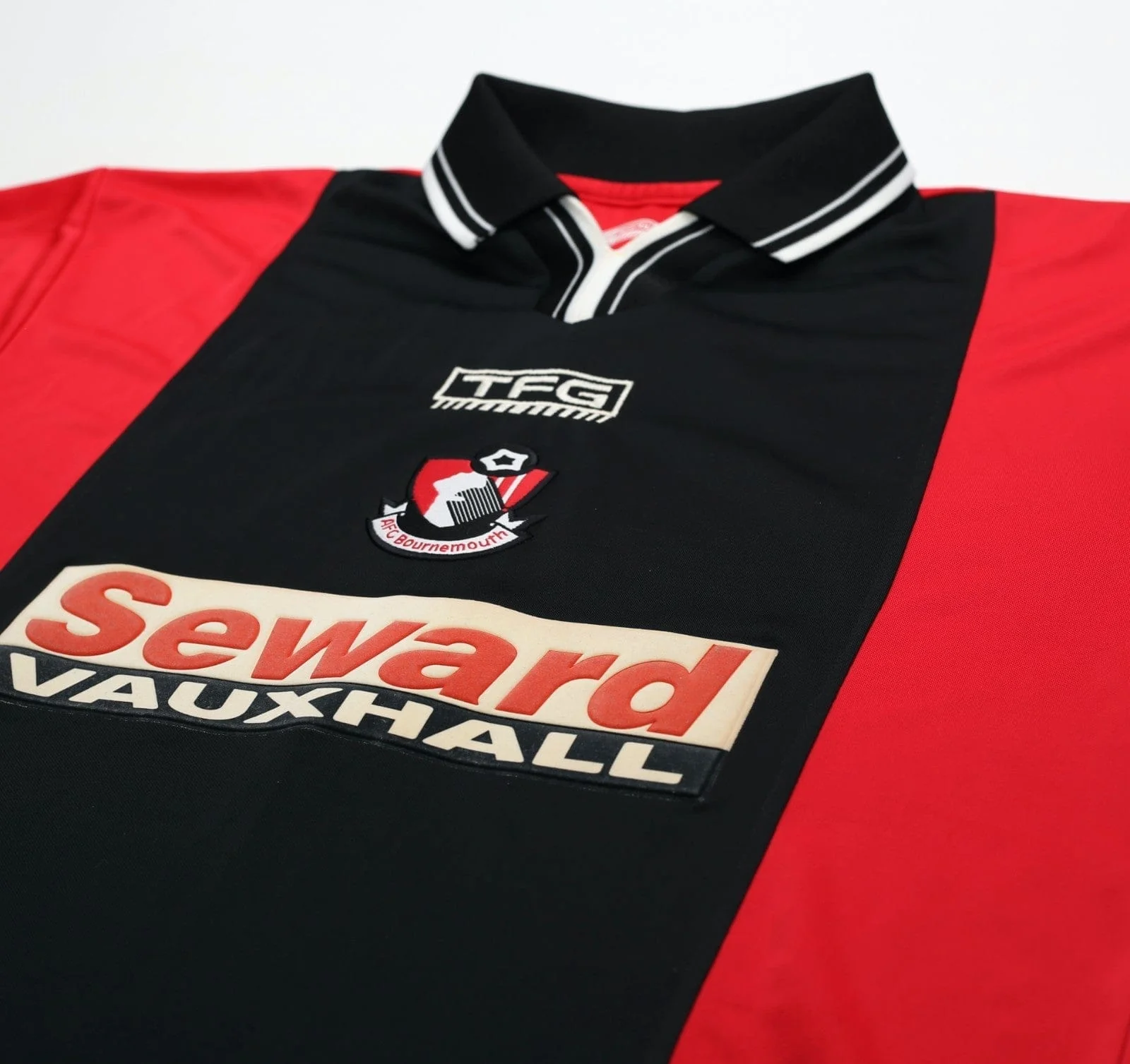 2002/03 BOURNEMOUTH Vintage TFG Home Football Shirt (M) - Image 5