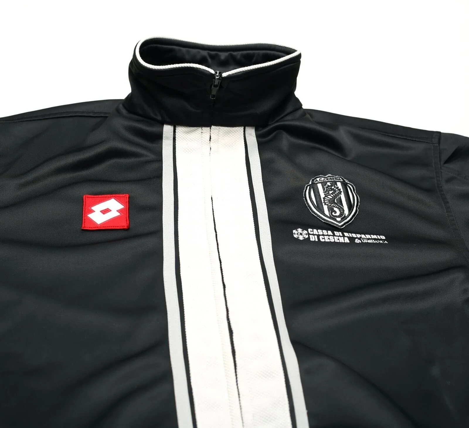 2003/04 AC CESENA Vintage Lotto Track Top Jacket (S/M) - Image 4