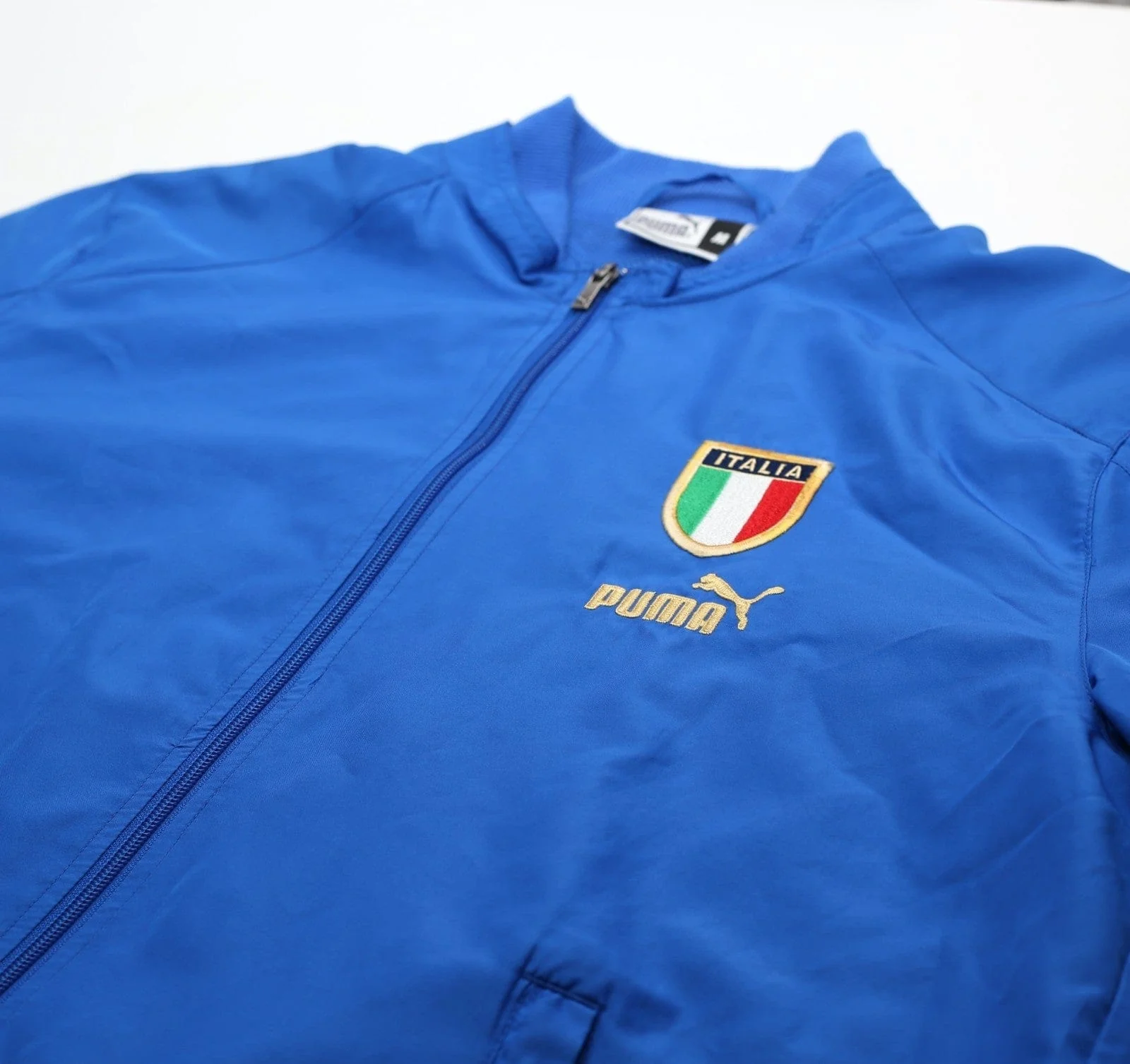 2004/05 ITALY Vintage PUMA Football Track Top Jacket (M) Euro 2004 - Image 5