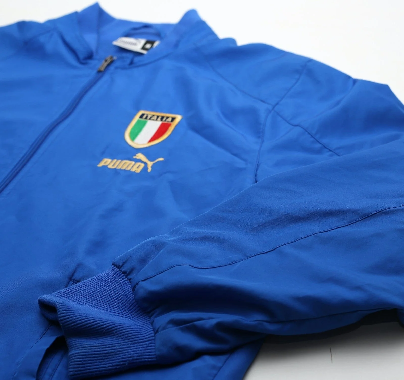 2004/05 ITALY Vintage PUMA Football Track Top Jacket (M) Euro 2004 - Image 6
