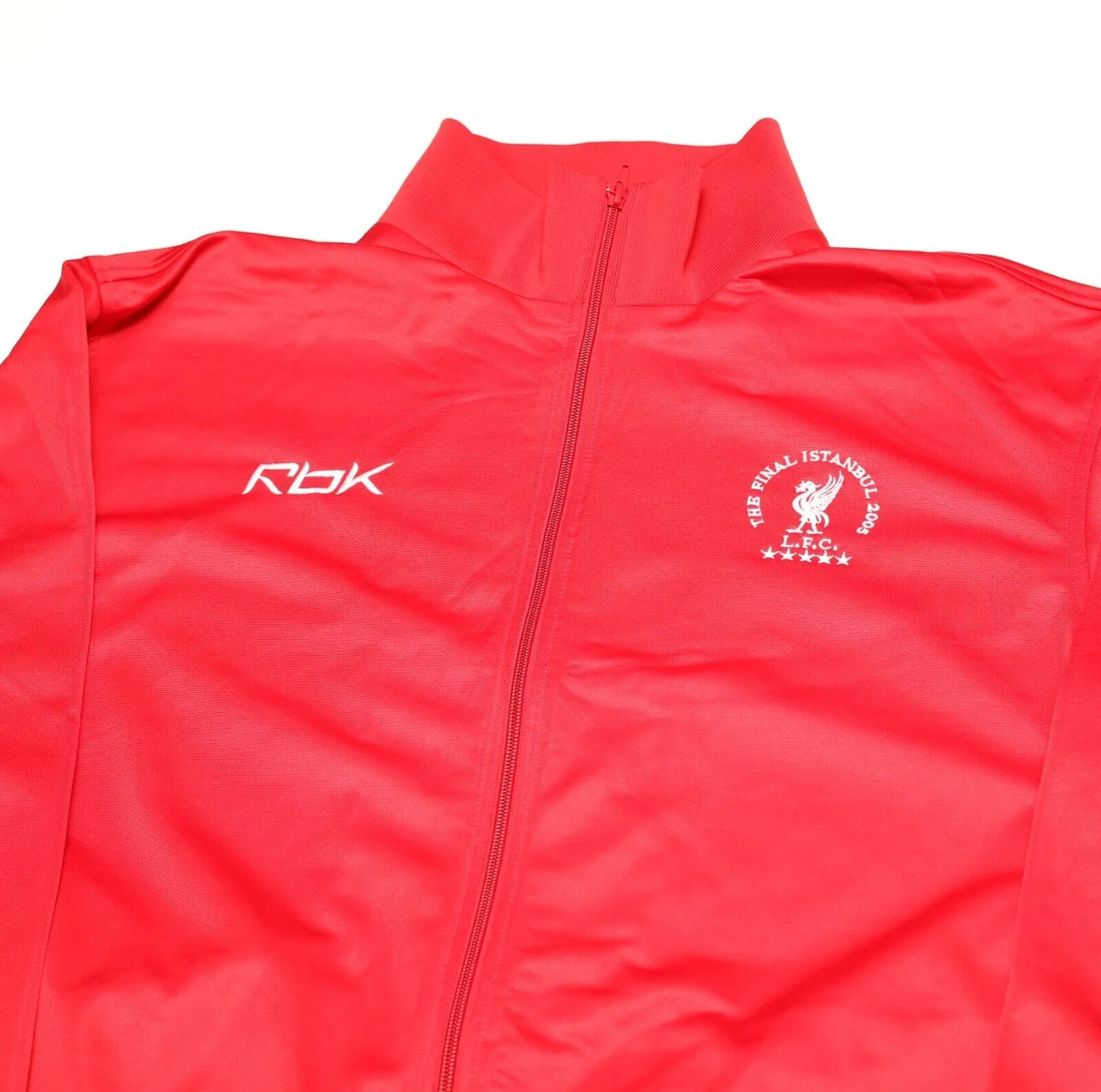 2004/05 LIVERPOOL Vintage Reebok UCL Final Football Jacket Track Top (XL) - Image 3