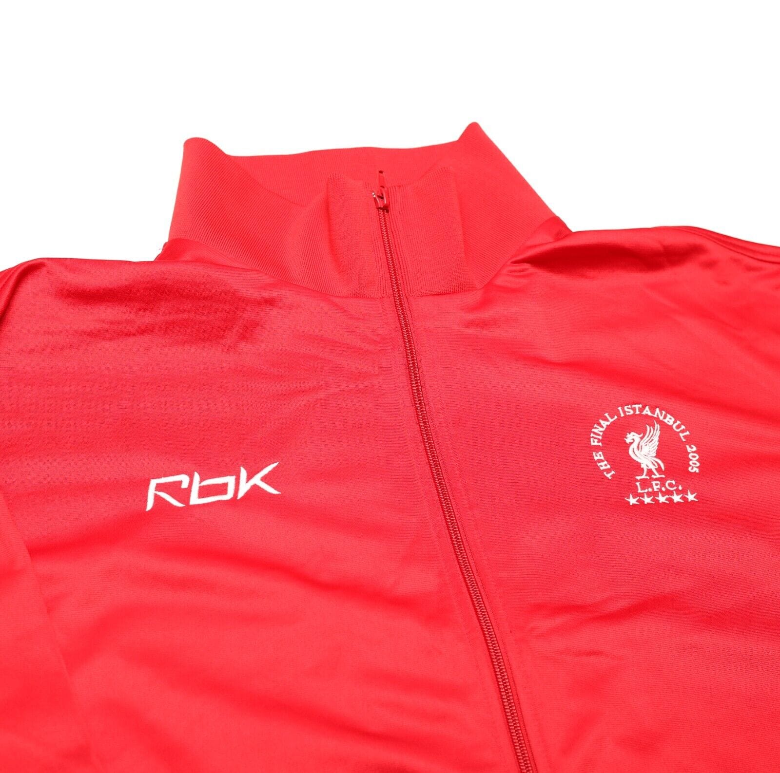 2004/05 LIVERPOOL Vintage Reebok UCL Final Football Jacket Track Top (XL) - Image 4