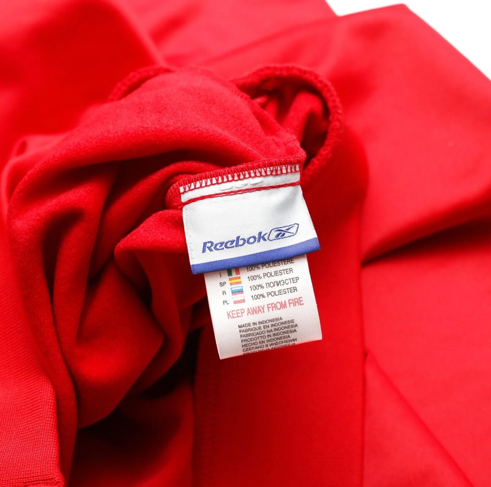 2004/05 LIVERPOOL Vintage Reebok UCL Final Football Jacket Track Top (XL) - Image 8