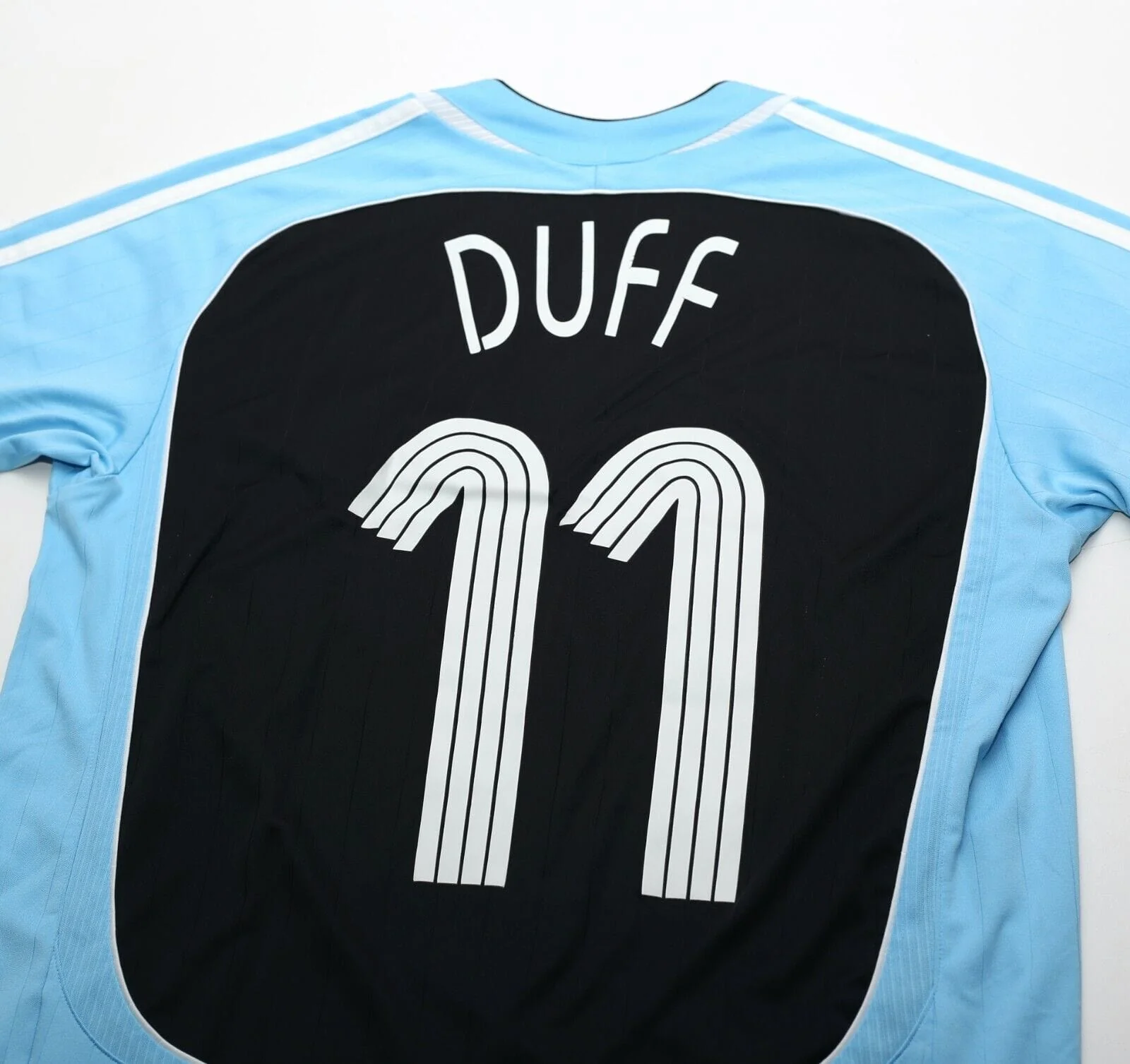 2006/07 Duff #11 Newcastle United Vintage adidas Third Football Shirt (XS) - Image 9