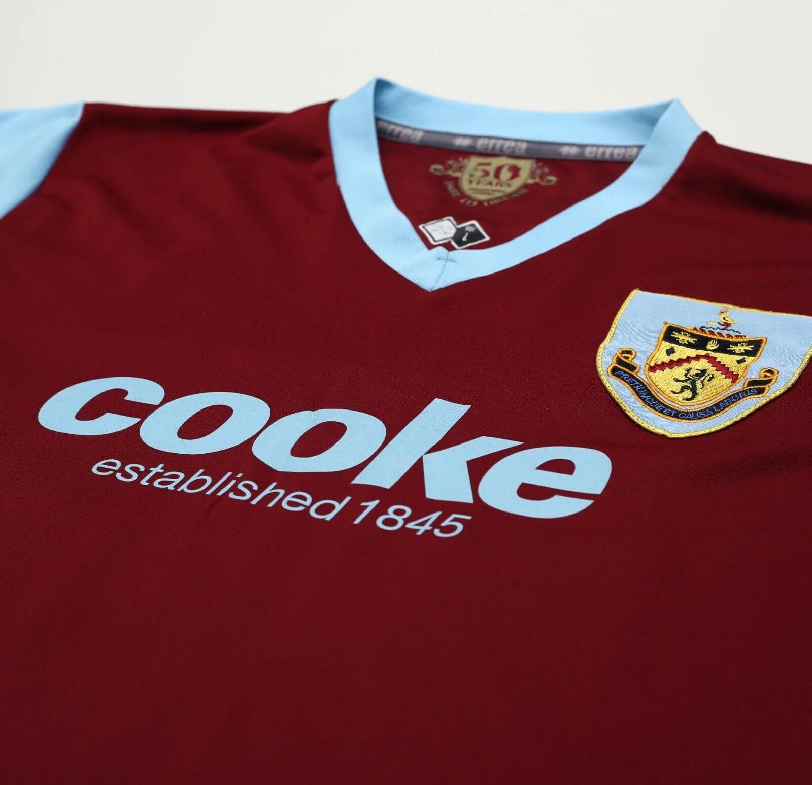 2009/10 BLAKE #20 Burnley Vintage Errea Home Football Shirt (L) - Image 5