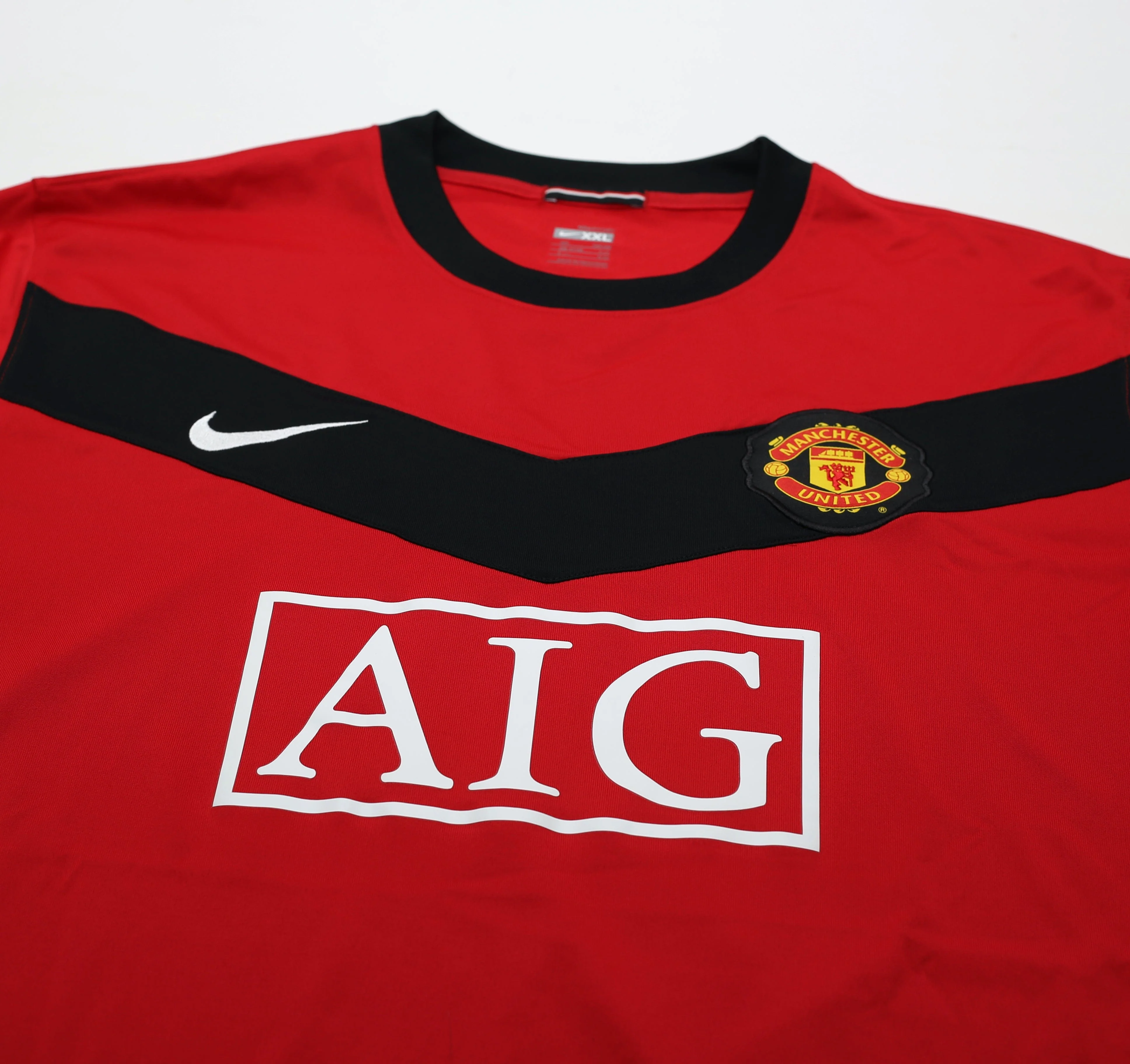 2009/10 ROONEY #10 Manchester United Vintage Nike Home Football Shirt (XXL) - Image 4