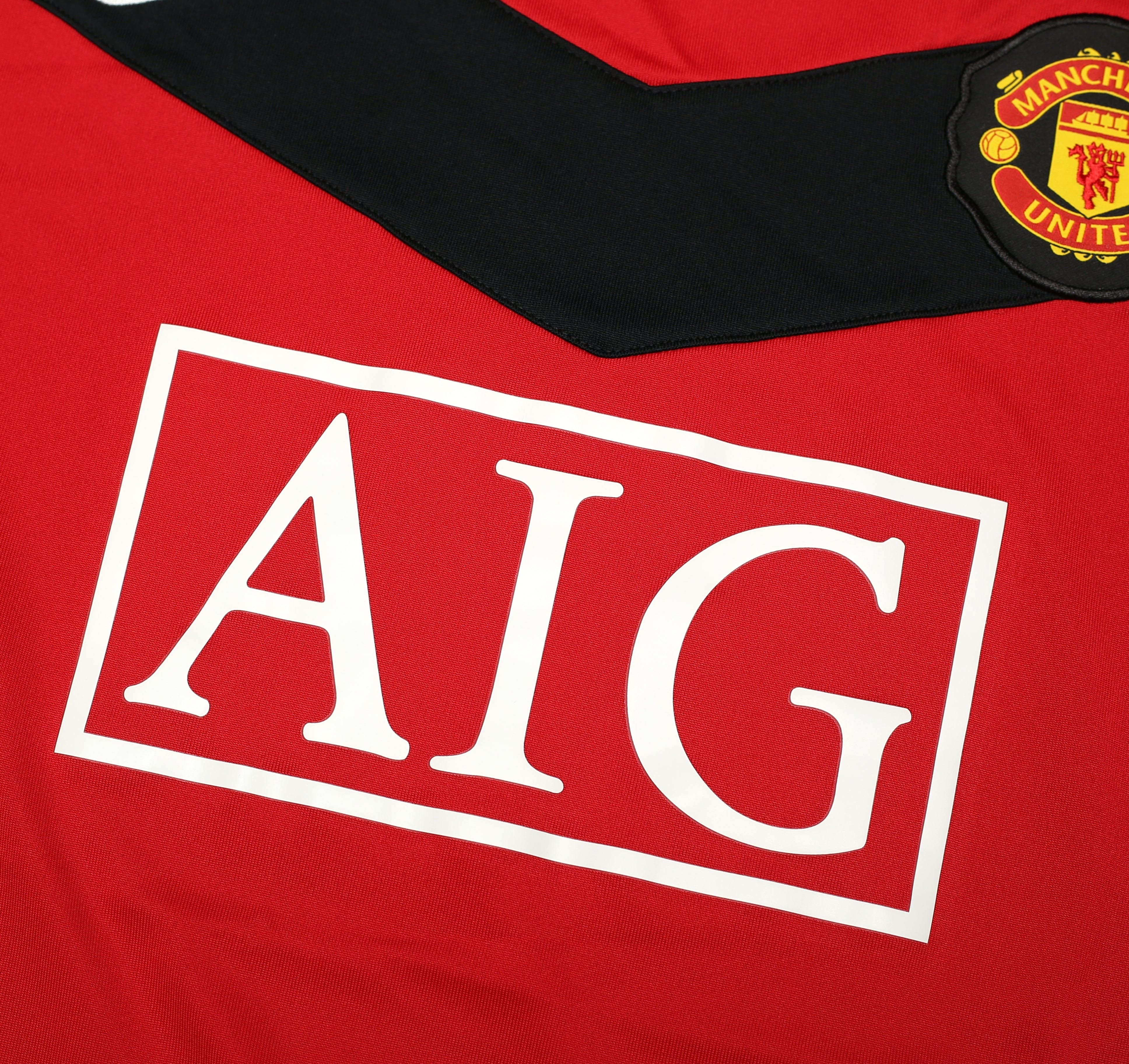 2009/10 ROONEY #10 Manchester United Vintage Nike Home Football Shirt (XXL) - Image 6