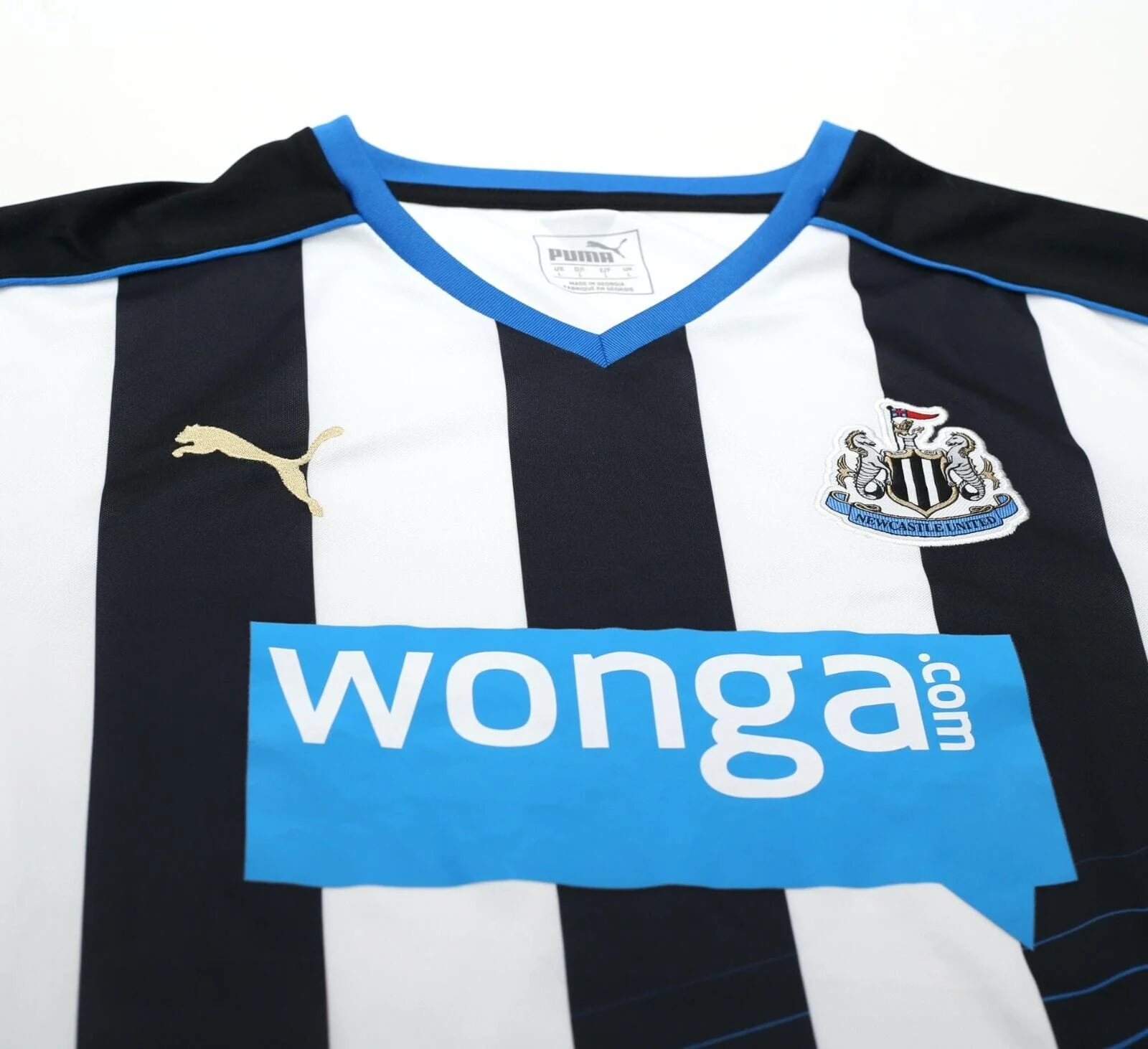 2015/16 NEWCASTLE UNITED Vintage PUMA Long Sleeve Home Football Shirt (L) - Image 4