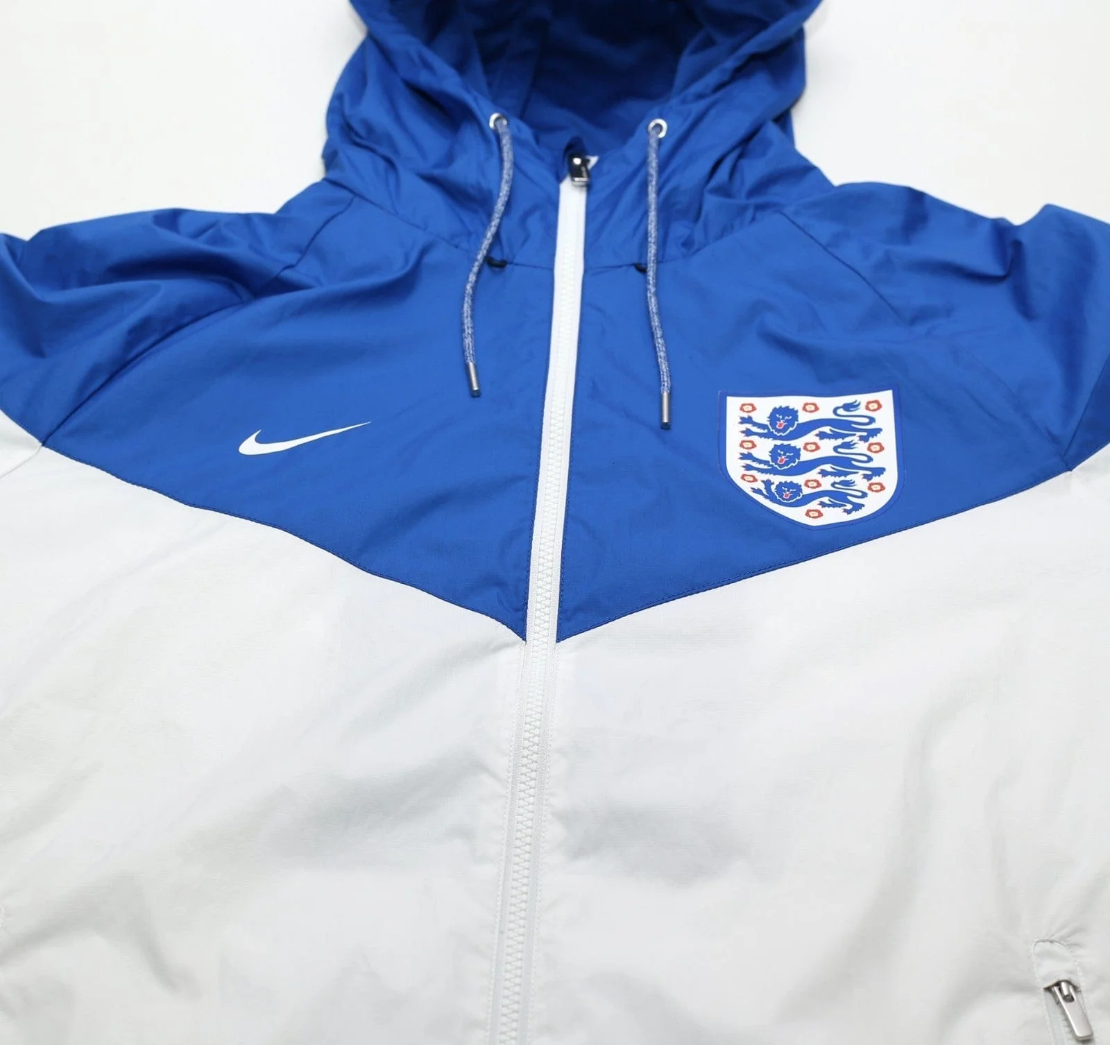 2016/17 ENGLAND Nike Hooded Football Track Top Jacket (L) Euro 2016 - Image 4