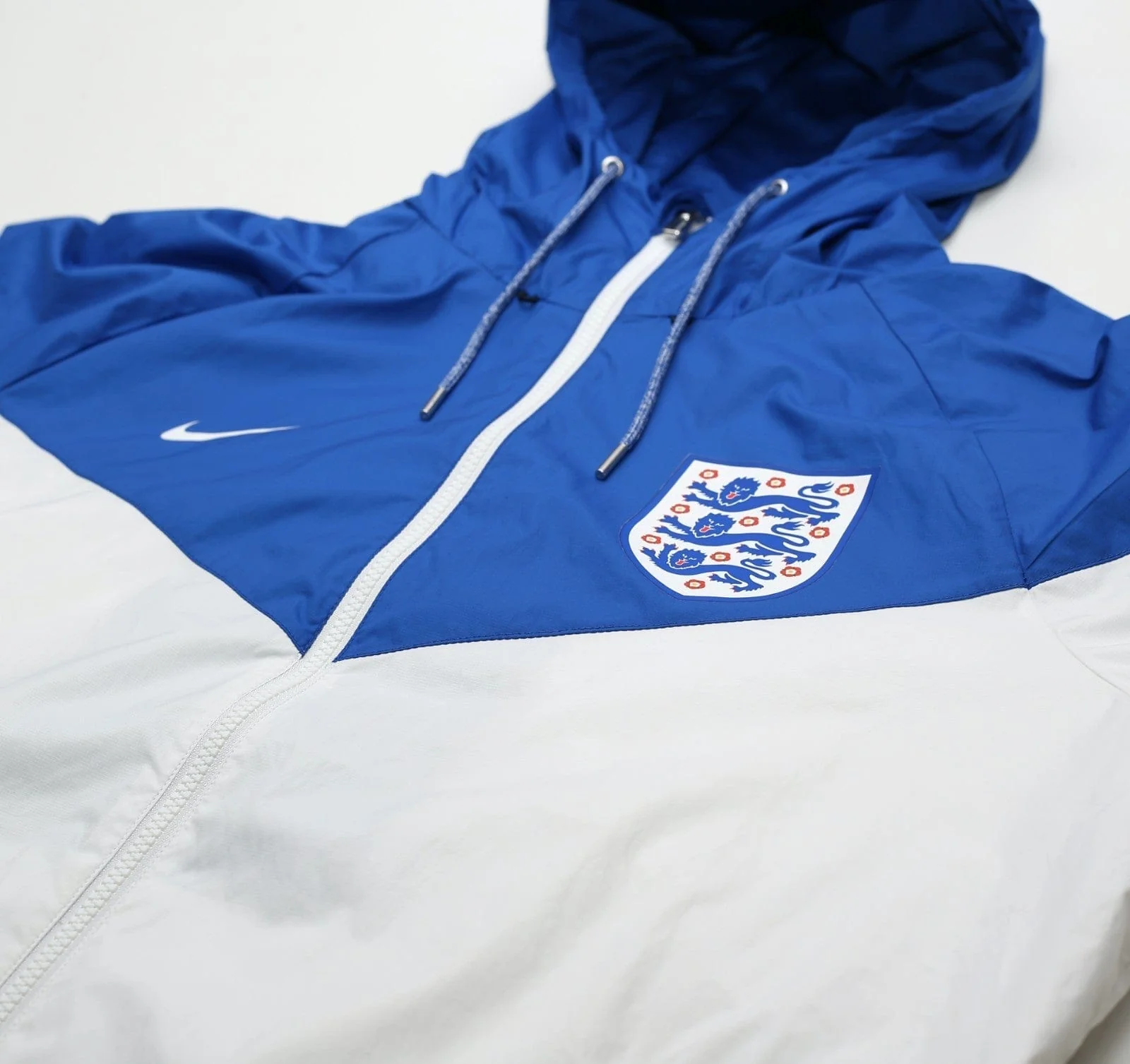 2016/17 ENGLAND Nike Hooded Football Track Top Jacket (L) Euro 2016 - Image 5