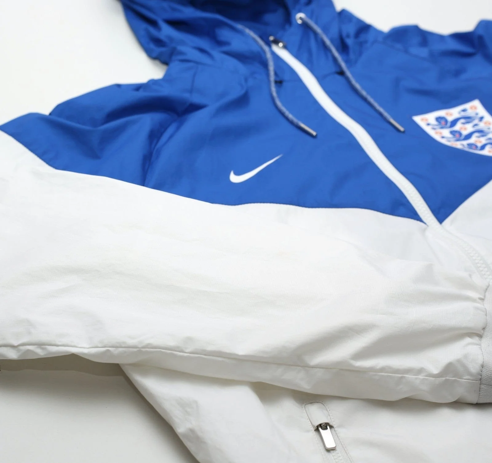 2016/17 ENGLAND Nike Hooded Football Track Top Jacket (L) Euro 2016 - Image 7