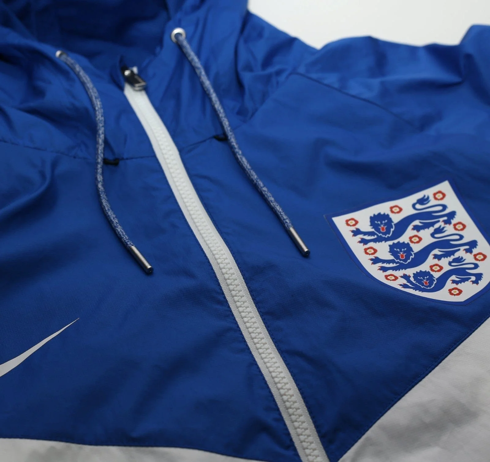 2016/17 ENGLAND Nike Hooded Football Track Top Jacket (L) Euro 2016 - Image 8