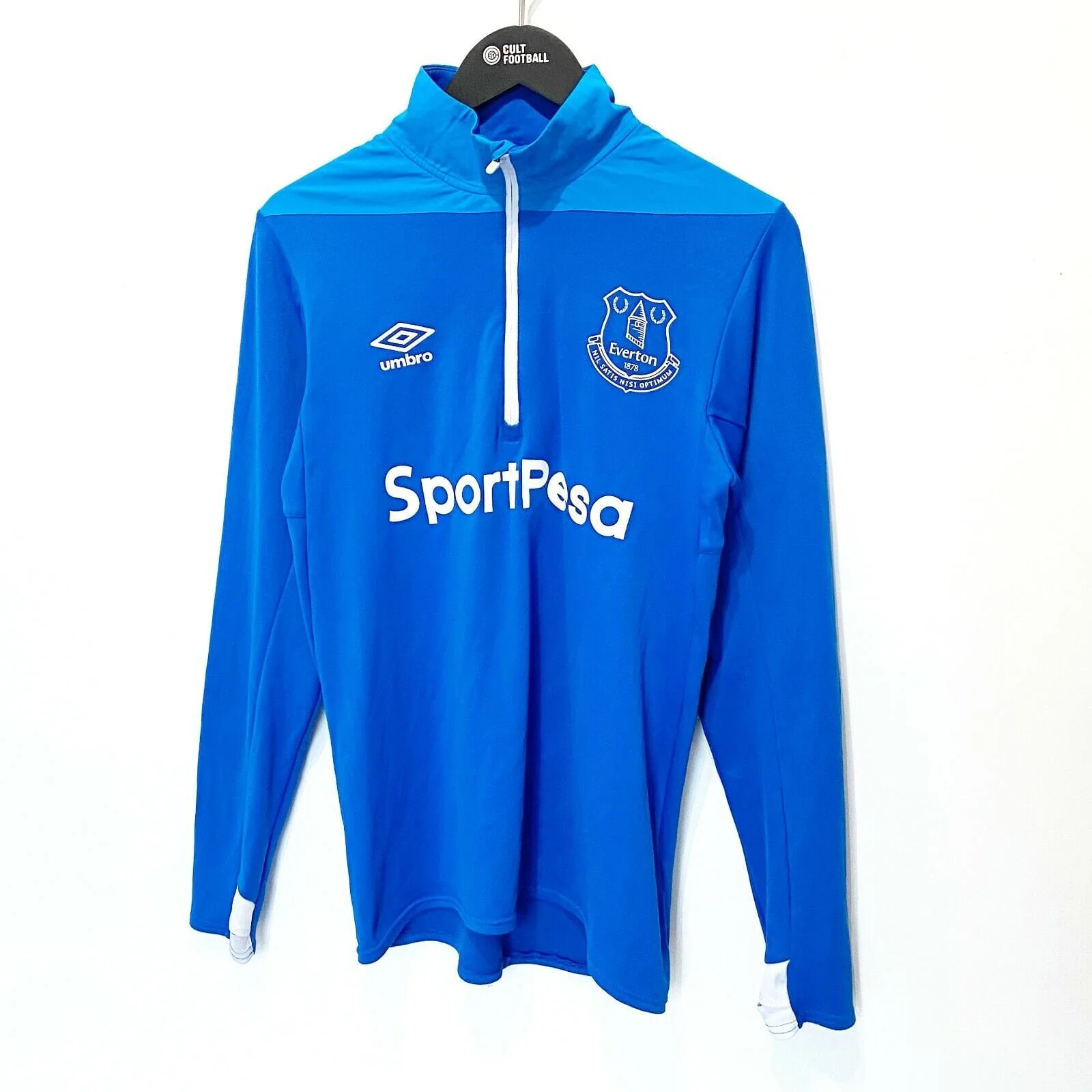 2018/19 EVERTON Vintage Umbro Warm Up Football Training Track Top Jacket (S) - Image 3