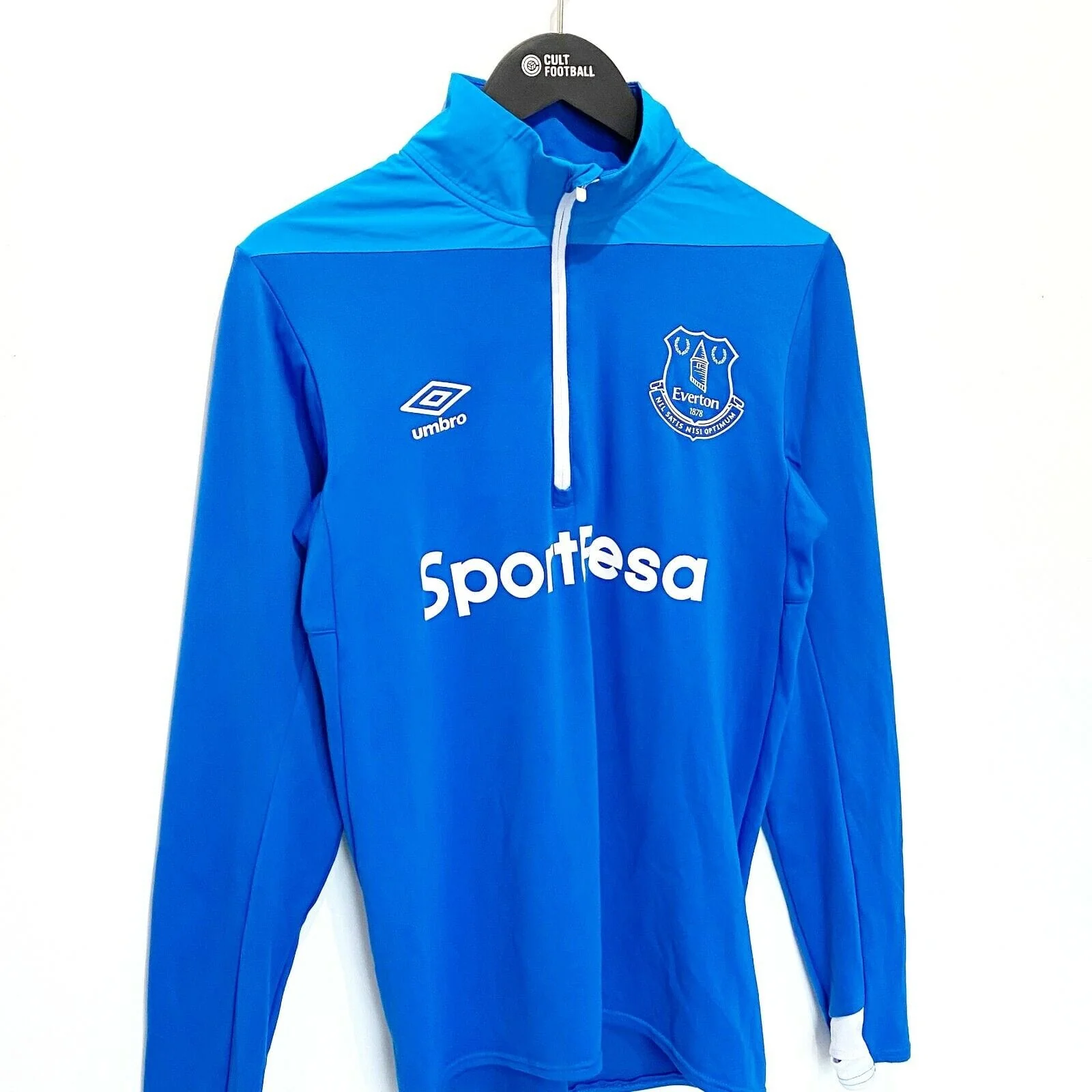 2018/19 EVERTON Vintage Umbro Warm Up Football Training Track Top Jacket (S) - Image 4