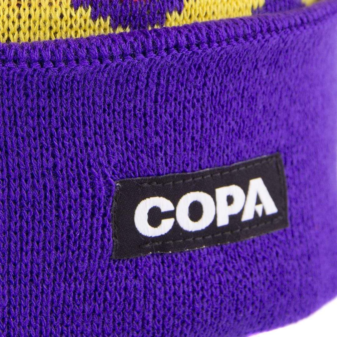 Jorge Campos Mexico Bobble Hat | Pink Purple Yellow Green - Image 3