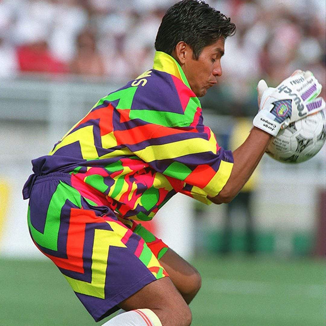 Jorge Campos Mexico Bobble Hat | Pink Purple Yellow Green - Image 4